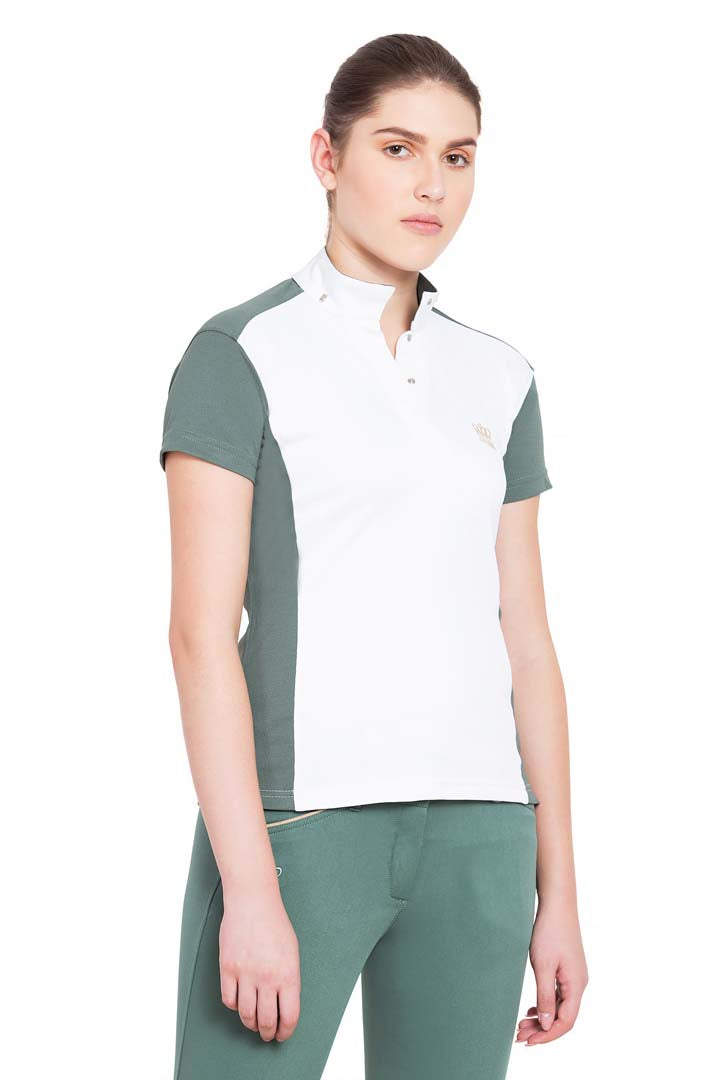 George H Morris Ladies Champion Short Sleeve Show Shirt - Breeches.com