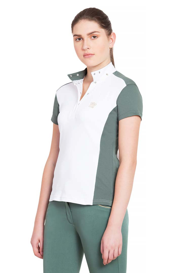 George H Morris Ladies Champion Short Sleeve Show Shirt - Breeches.com