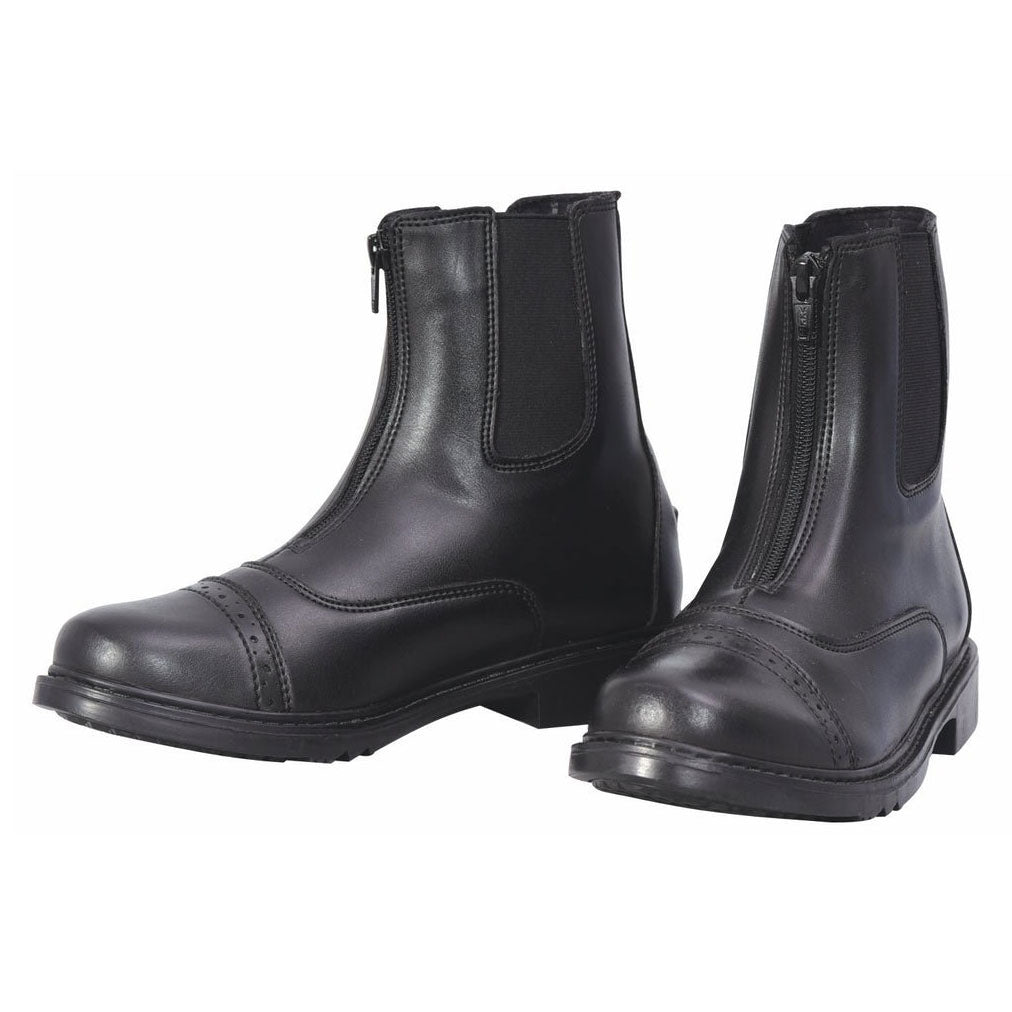TuffRider Ladies Starter Front Zip Paddock Boots - Breeches.com