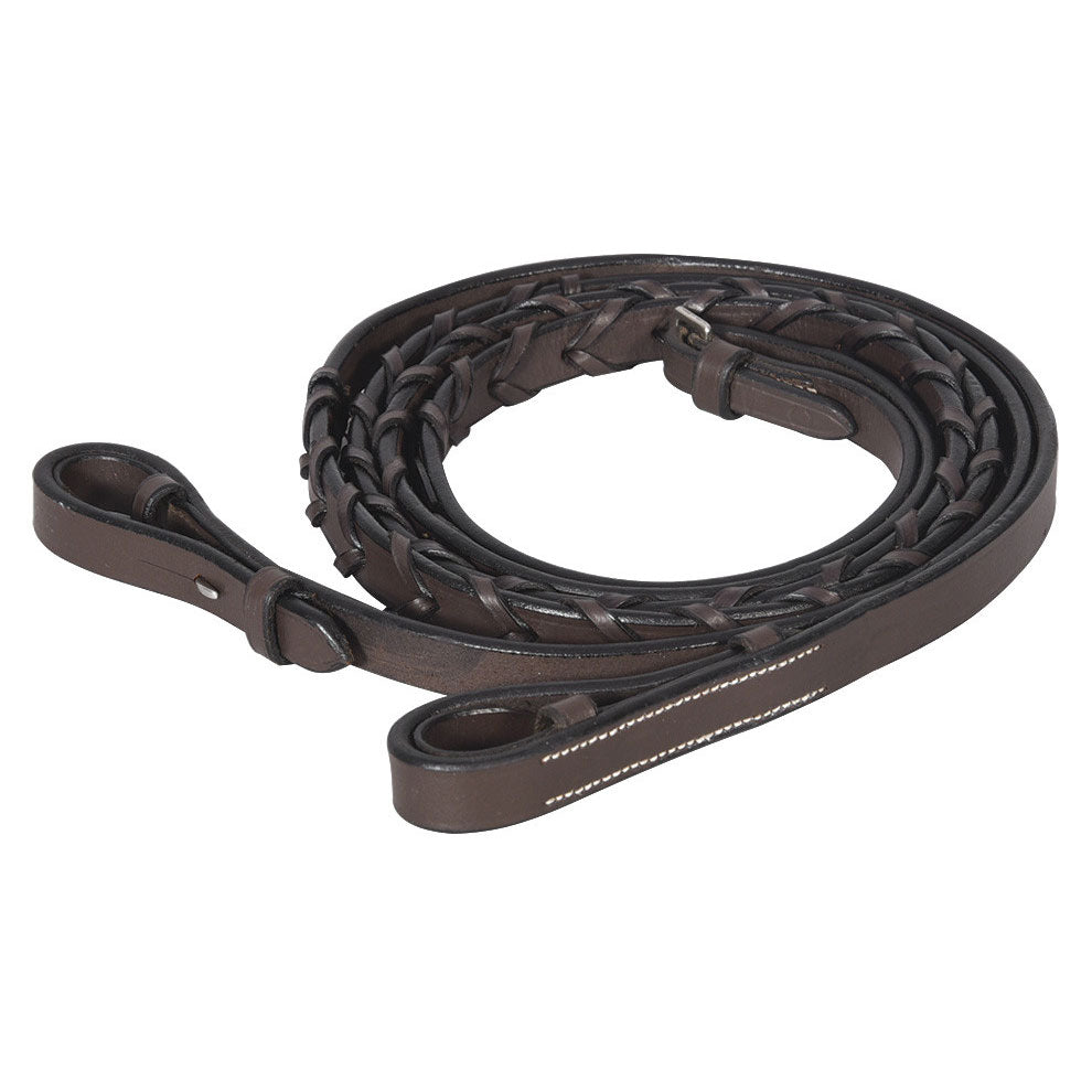 Henri de Rivel Advantage Flat Laced Reins - Breeches.com
