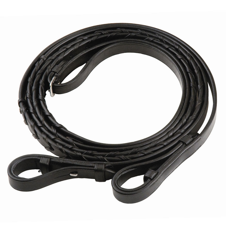 Henri de Rivel Advantage Extra Long Flat Laced Reins - Breeches.com