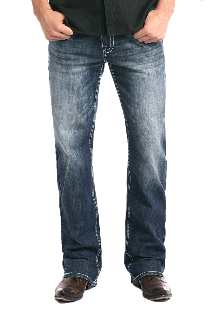 Men's Loose Fit Jean in Cowboy Mid Wash