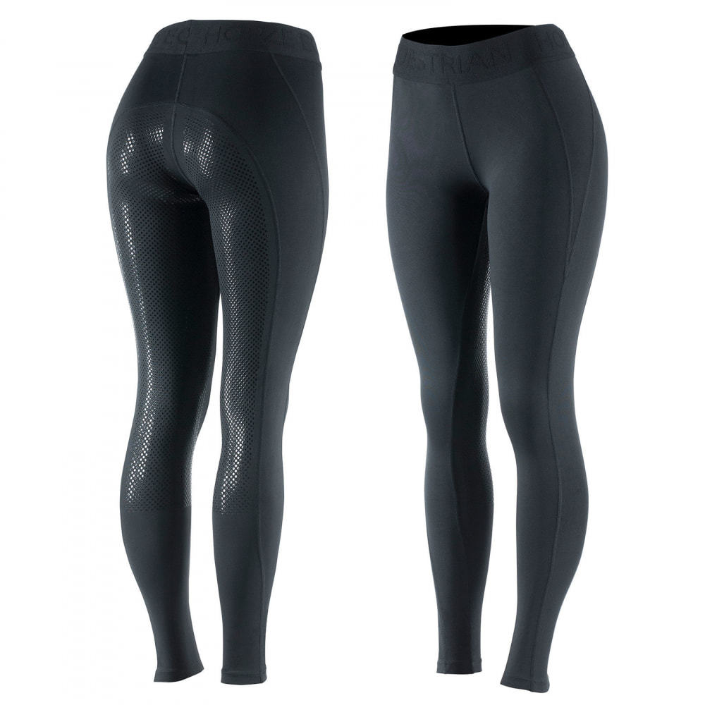Horze Youth Active Silicone Full Seat Winter Tights
