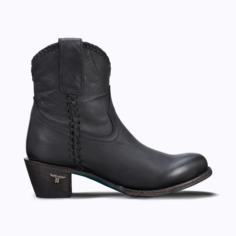 Lane Ladies Charcoal Black Plain Jane Bootie - Breeches.com
