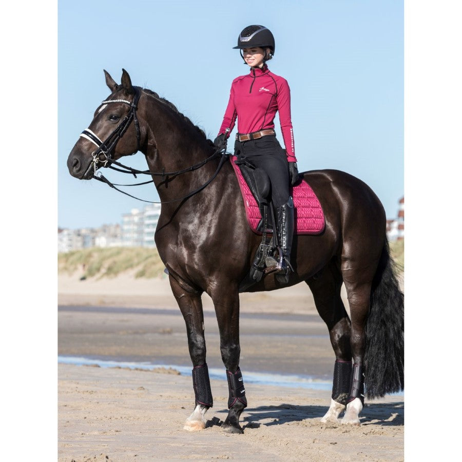LeMieux Carbon Mesh Air Dressage Square Saddle Pad - Breeches.com