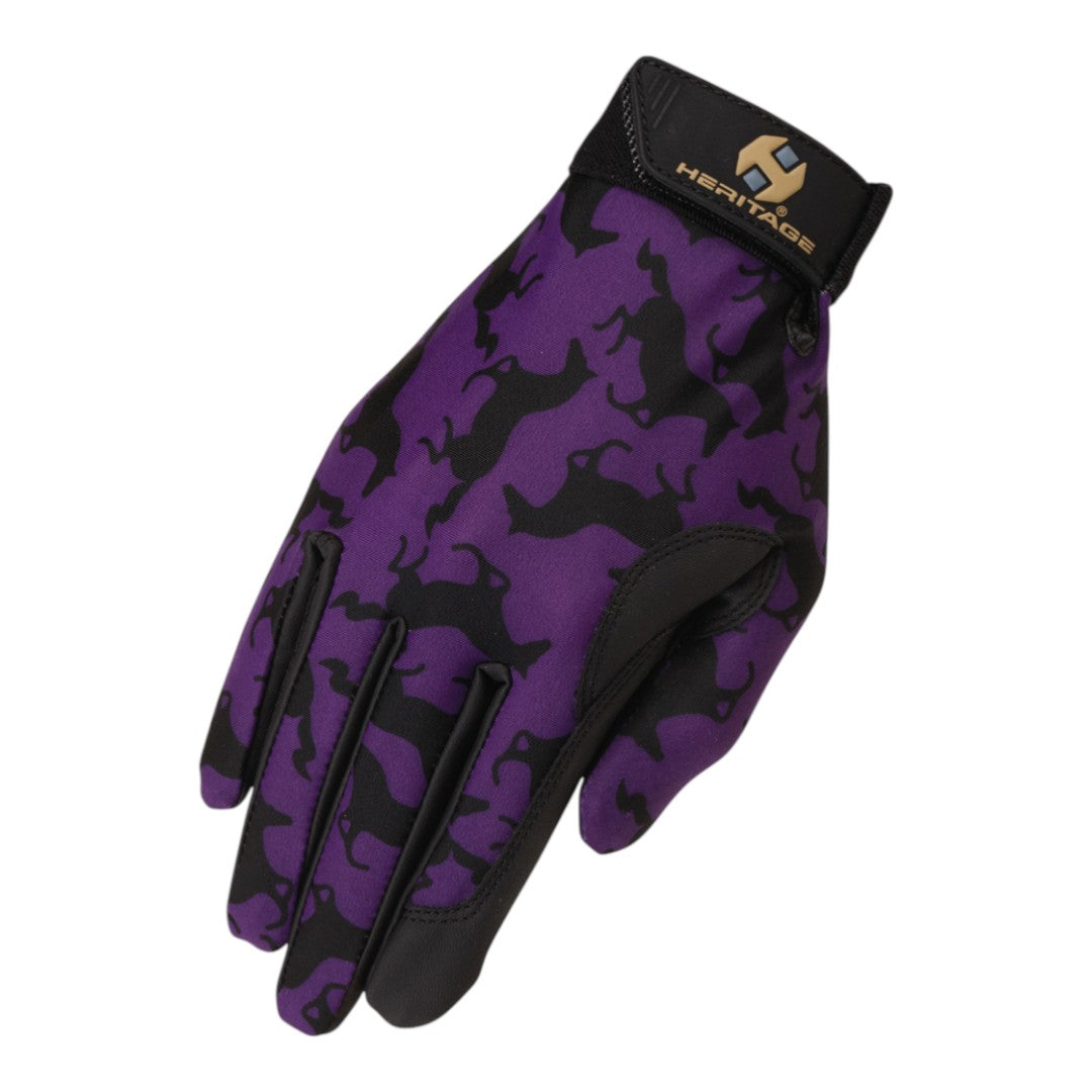 Heritage Children’s Printed Performance Riding Gloves