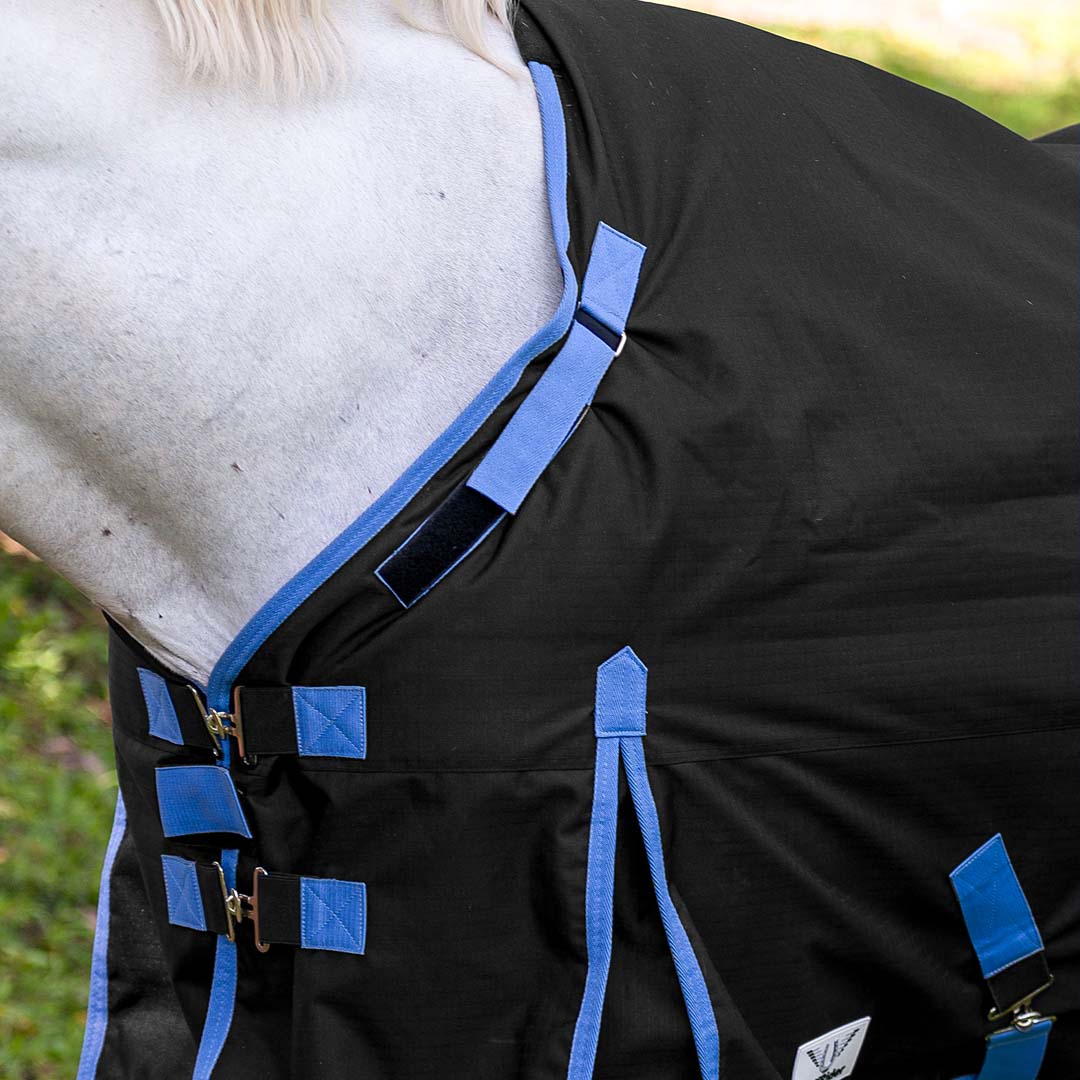 TuffRider Comfy-Fit Medium Weight Turnout Blanket w/ Adjustable Neck