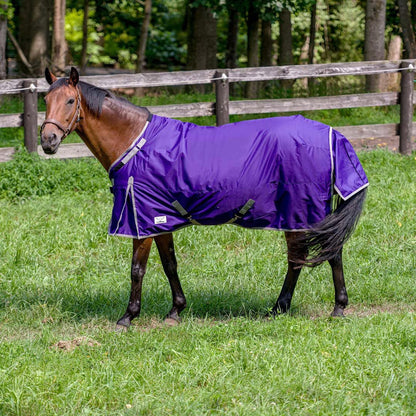 TuffRider Comfy-Fit Medium Weight Standard Neck Turnout Blanket w/ Adjustable Neck Opening- 1200D, 200gms