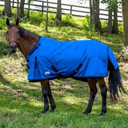 TuffRider Comfy-Fit Medium Weight Standard Neck Turnout Blanket w/ Adjustable Neck Opening- 1200D, 200gms