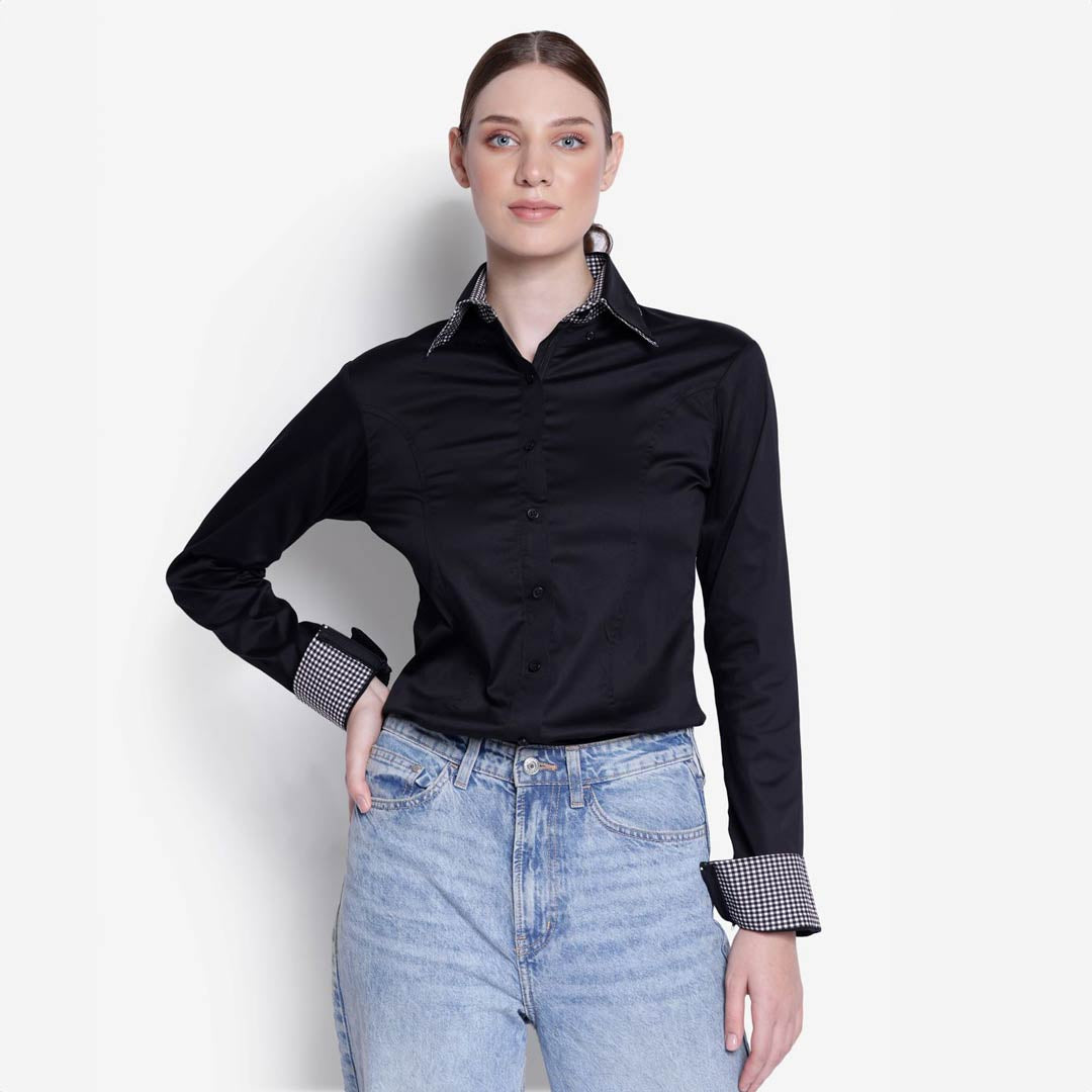 TuffRider Ladies ADEY Double Collar Shirt