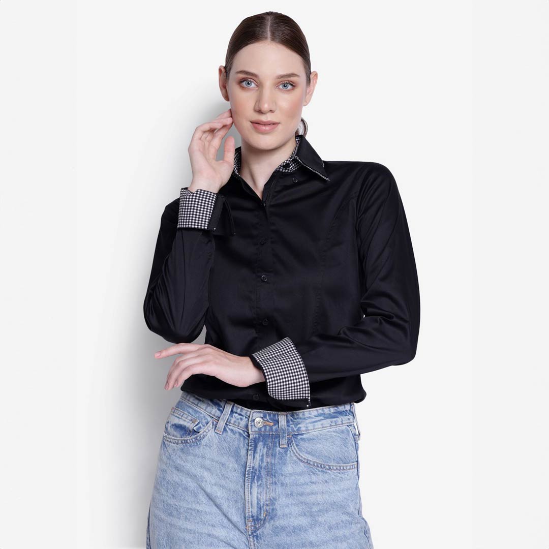 TuffRider Ladies ADEY Double Collar Shirt