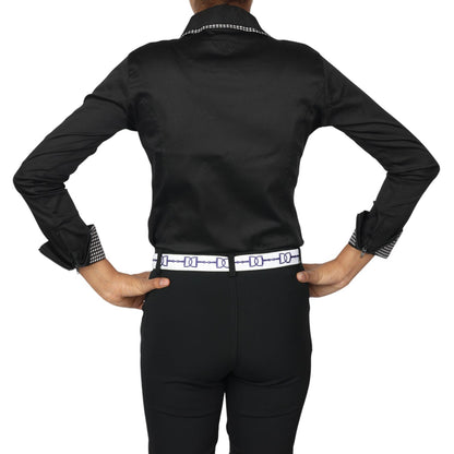 TuffRider Girls ADEY Double Collar Shirt - Breeches.com