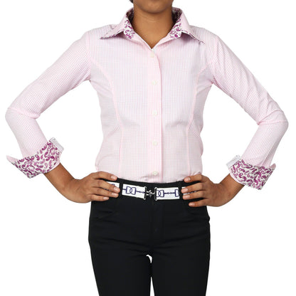 TuffRider Girls ADEY Double Collar Shirt - Breeches.com