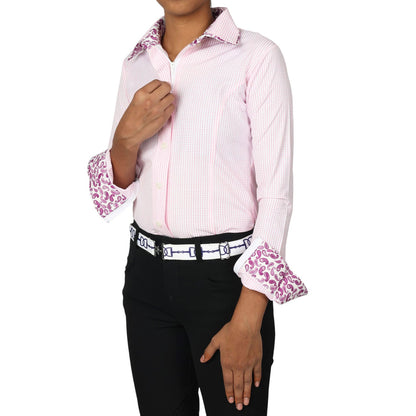 TuffRider Girls ADEY Double Collar Shirt - Breeches.com