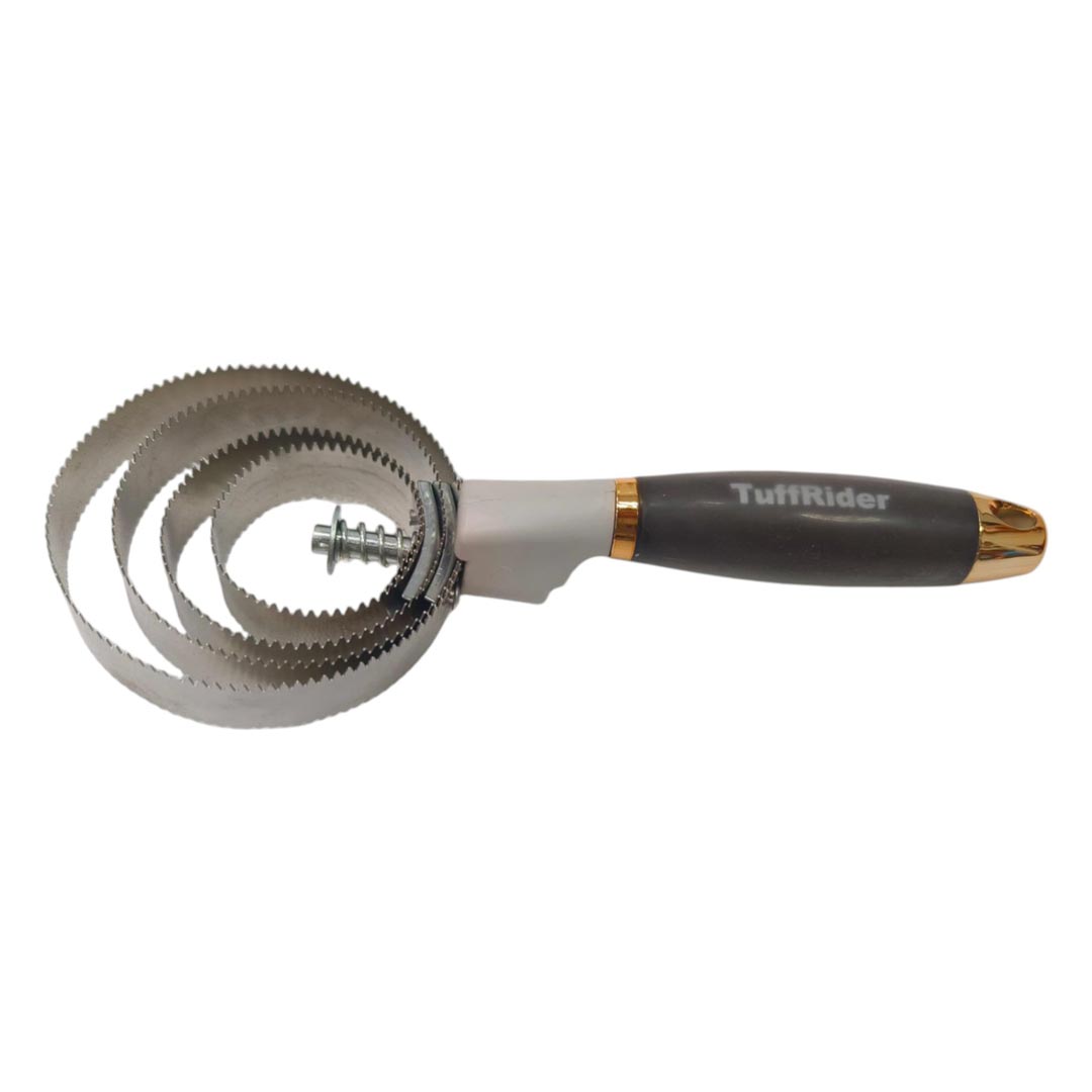 Tuffrider Metal Curry Comb with Soft Gel Grip - Breeches.com