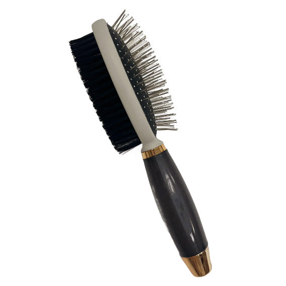 Tuffrider Double sided Brush with Soft Gel Grip - Breeches.com