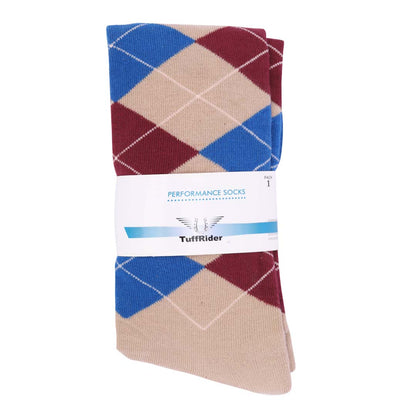 TuffRider Argyle Knee Hi Socks - Breeches.com