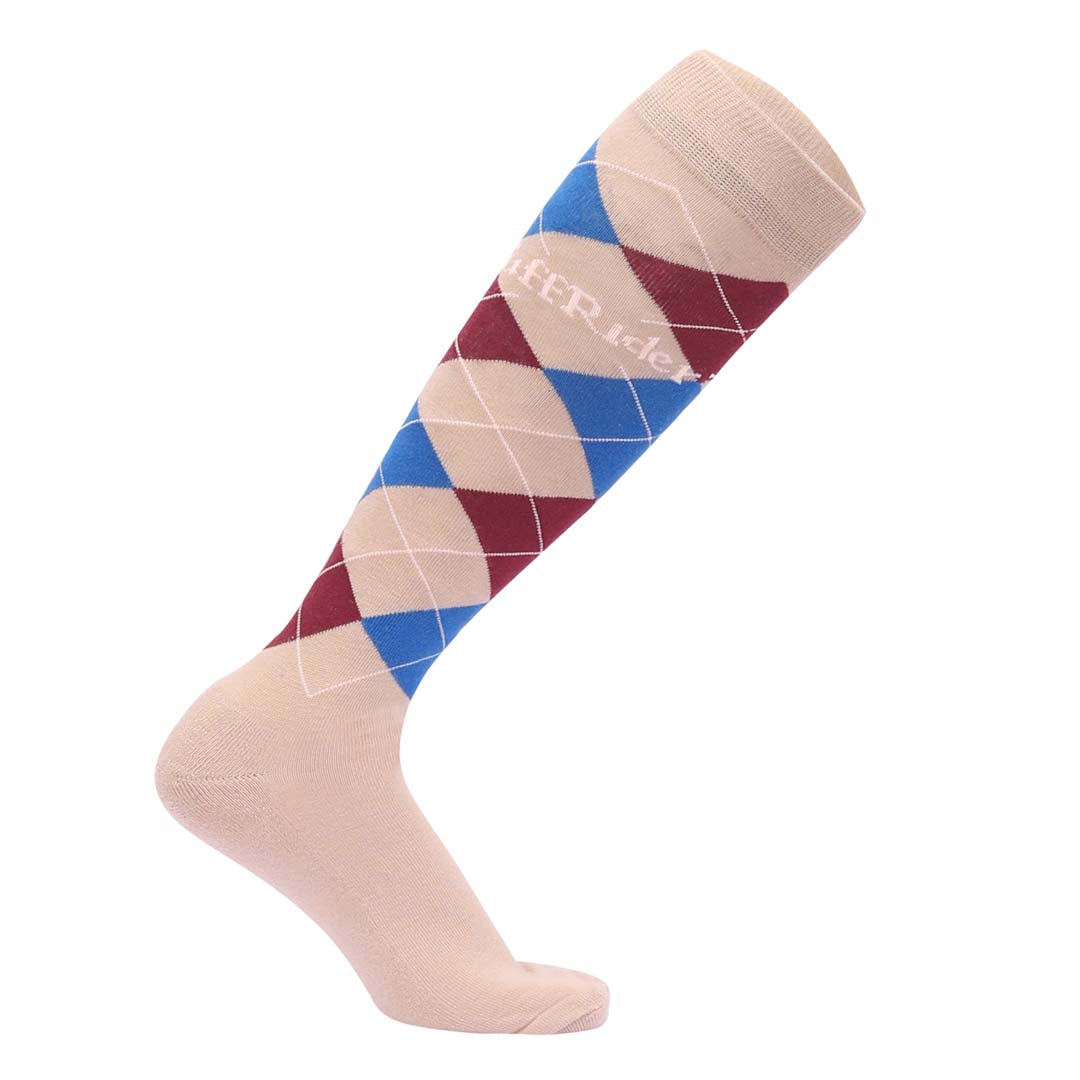 TuffRider Argyle Knee Hi Socks - Breeches.com