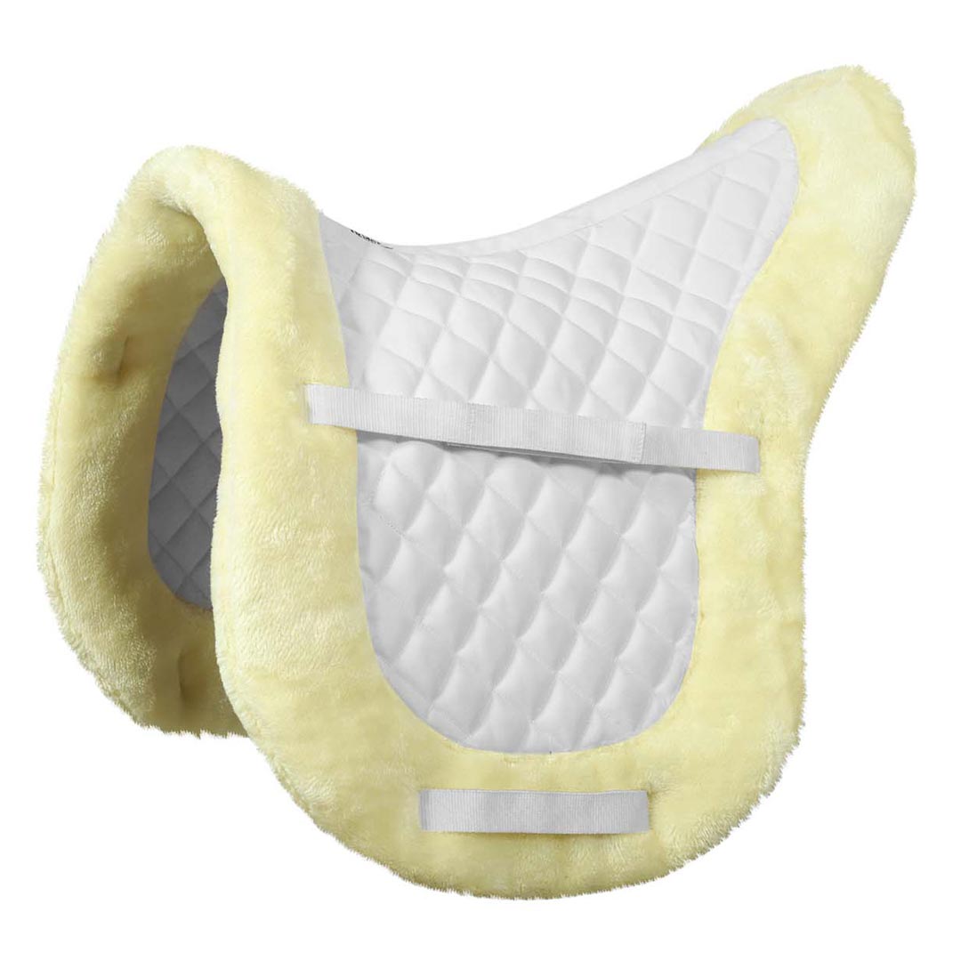 TuffRider Sherpa Fleece Trimmed Shaped Saddle Pad