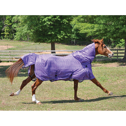 TuffRider Power Mesh Detachable Neck Fly Plaid Sheet