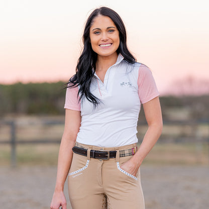 Equine Couture Ladies Magda Equicool Short Sleeve Show Shirt