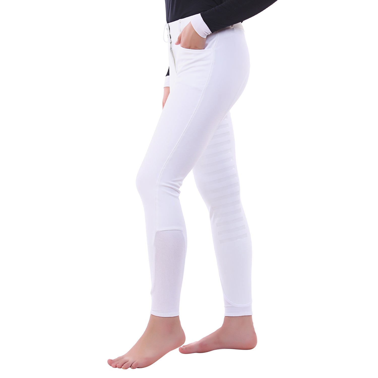 Equine Couture Ladies Techno Extended Knee Patch Breeches