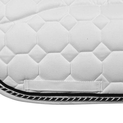 Equine Couture Luxe Saddle Pad with White Sherpa Fleece Lining