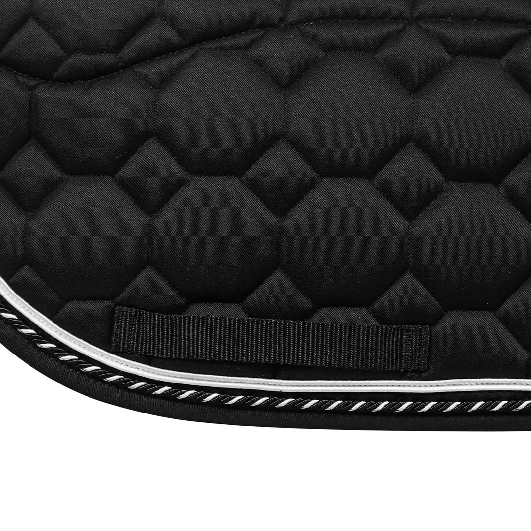 Equine Couture Luxe Saddle Pad with White Sherpa Fleece Lining