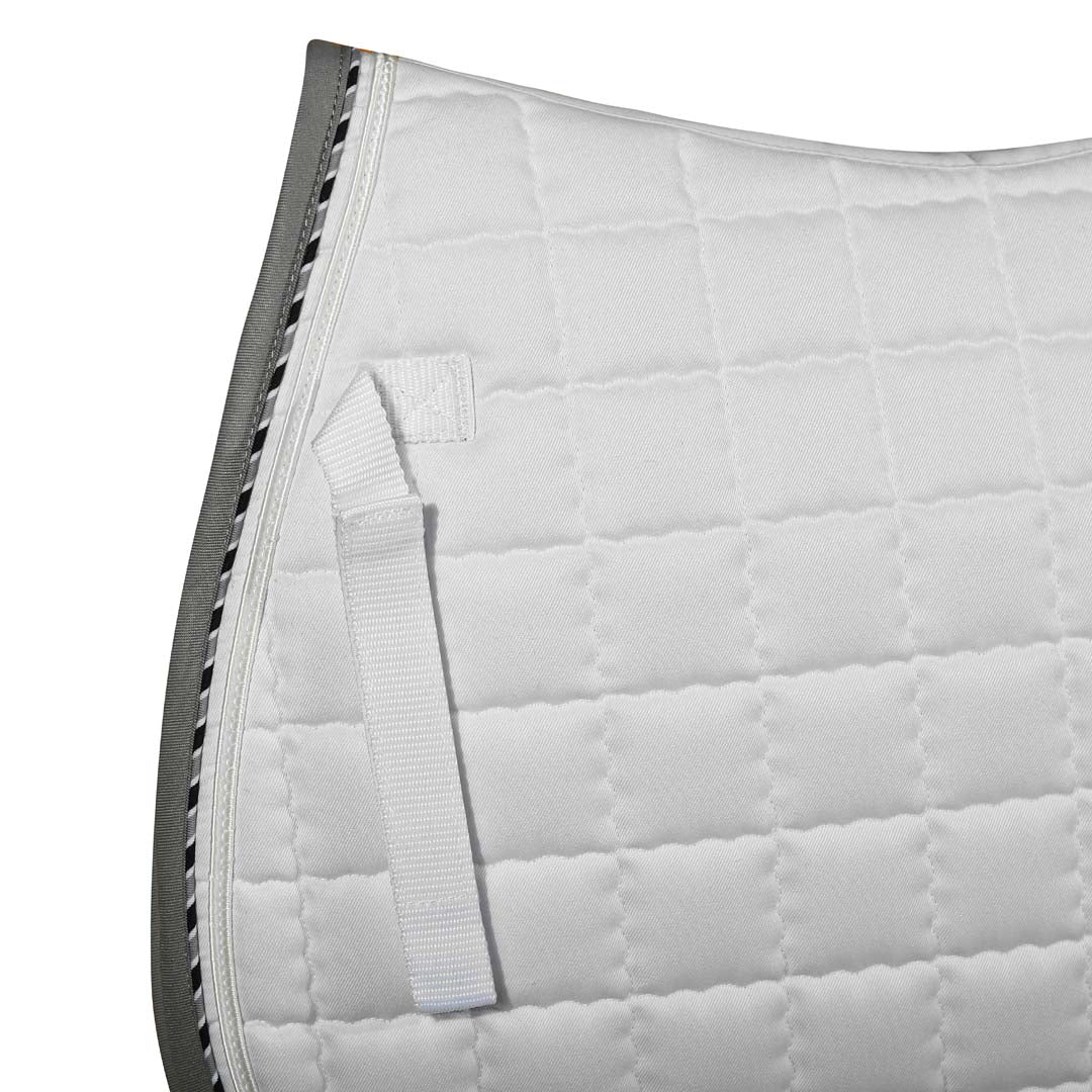 Equine Couture Coolmax Plush White Saddle Pad