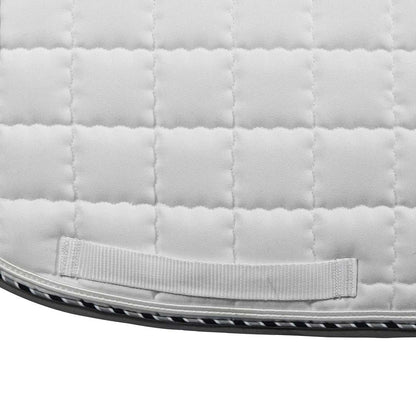 Equine Couture Coolmax Plush White Saddle Pad