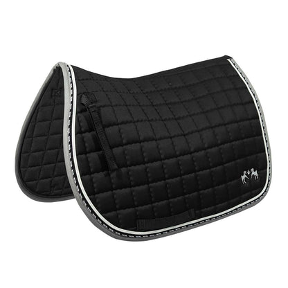 Equine Couture Coolmax Plush White Saddle Pad