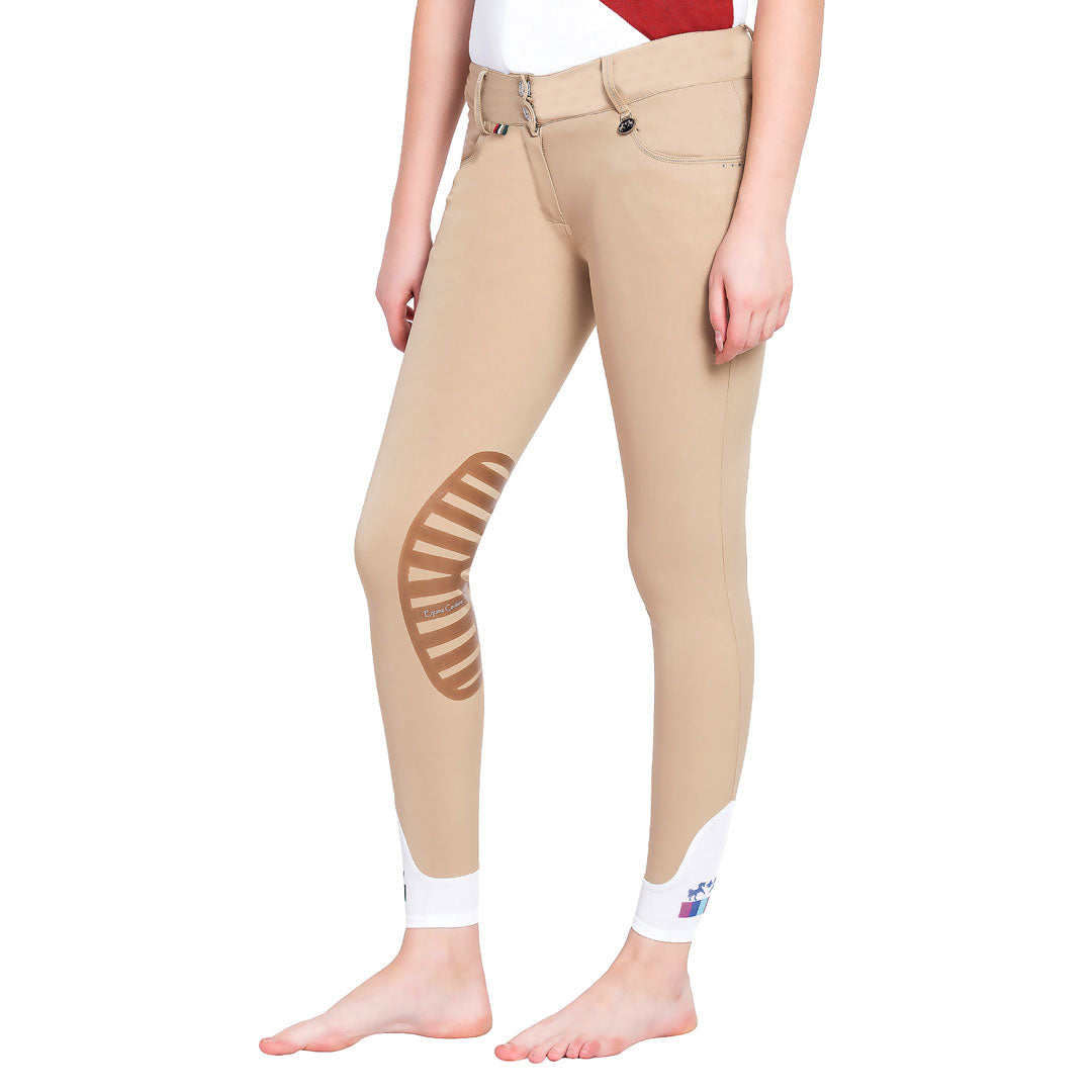 Equine Couture Ladies Darsy Silicone Knee Patch Breeches
