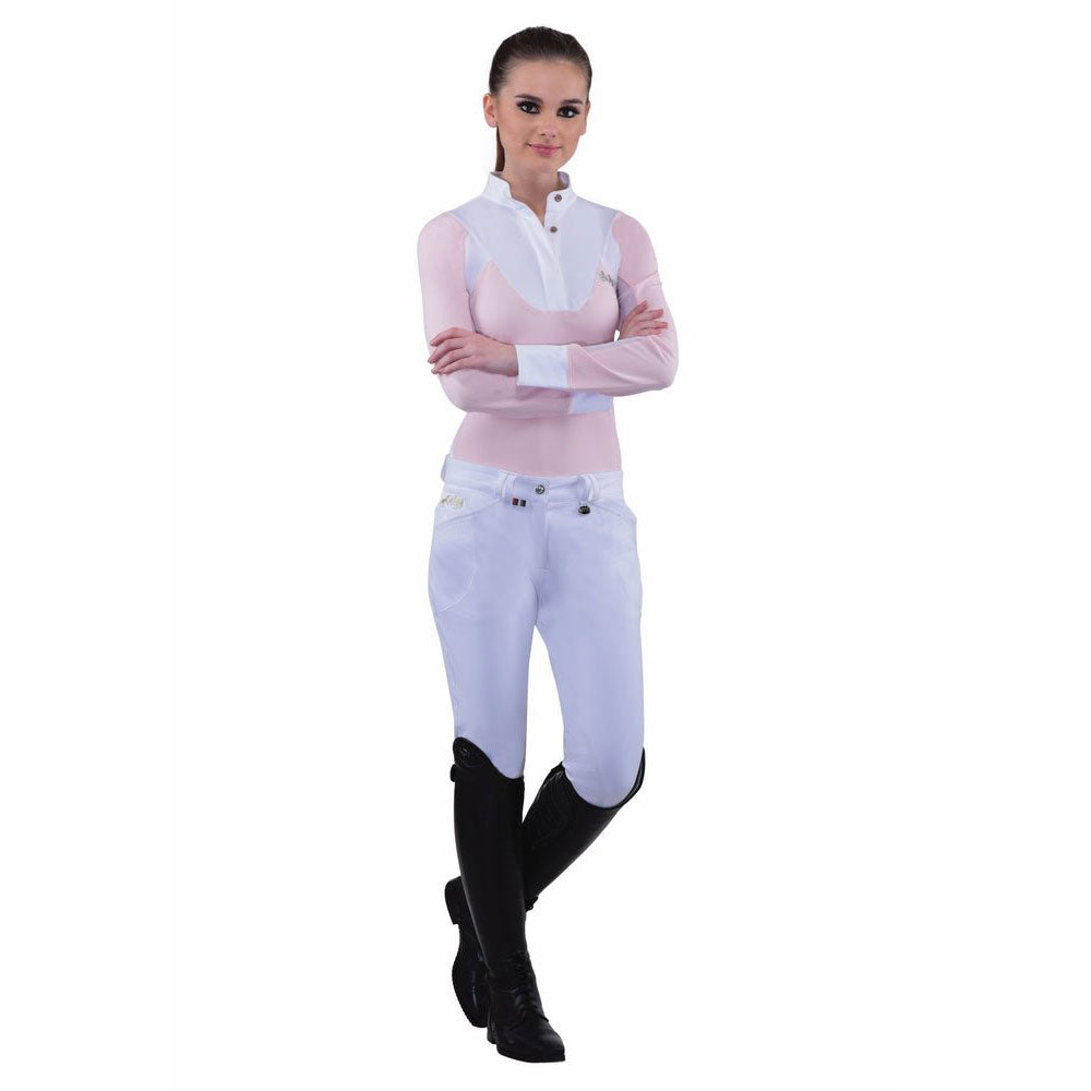 Equine Couture Ladies Sarah Silicone Knee Patch Breeches