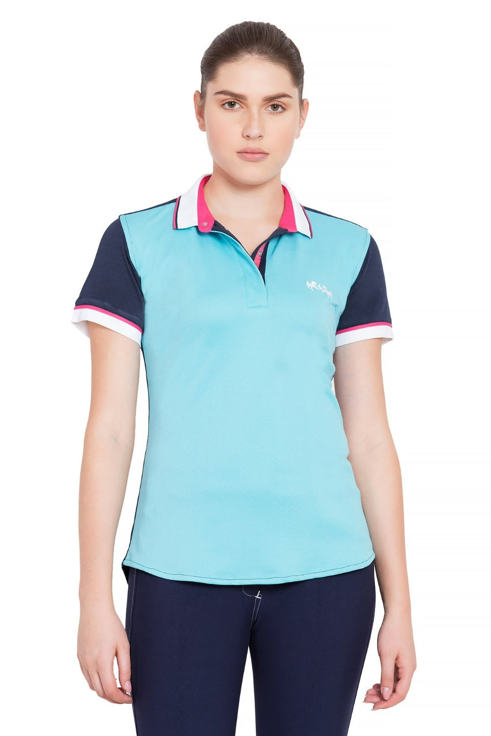 Equine Couture Ladies Pearl Short Sleeve Polo Sport Shirt