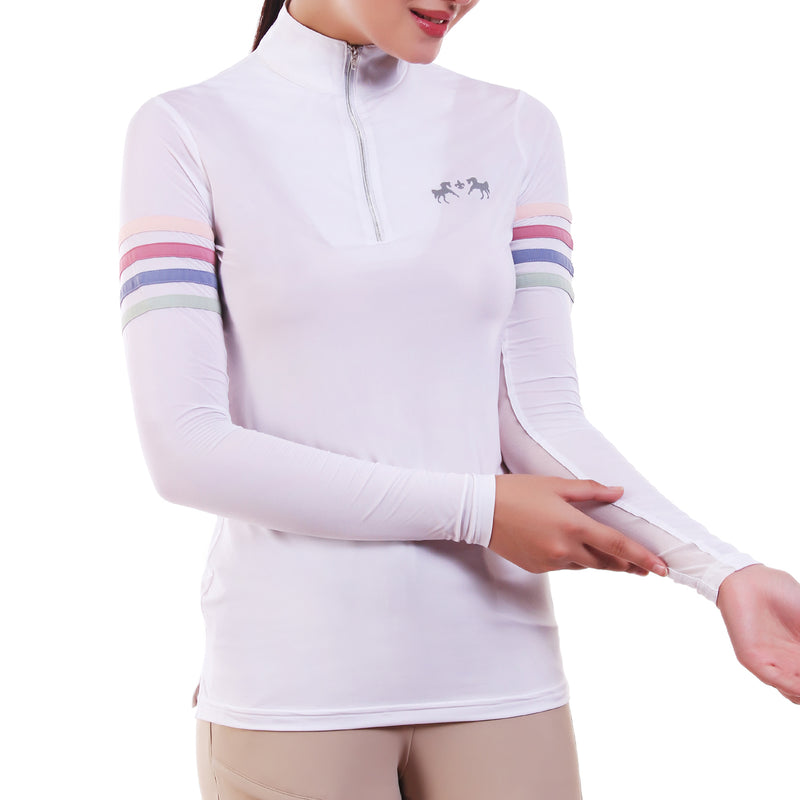 Equine Couture Ladies Gradient IceFill Show Shirt