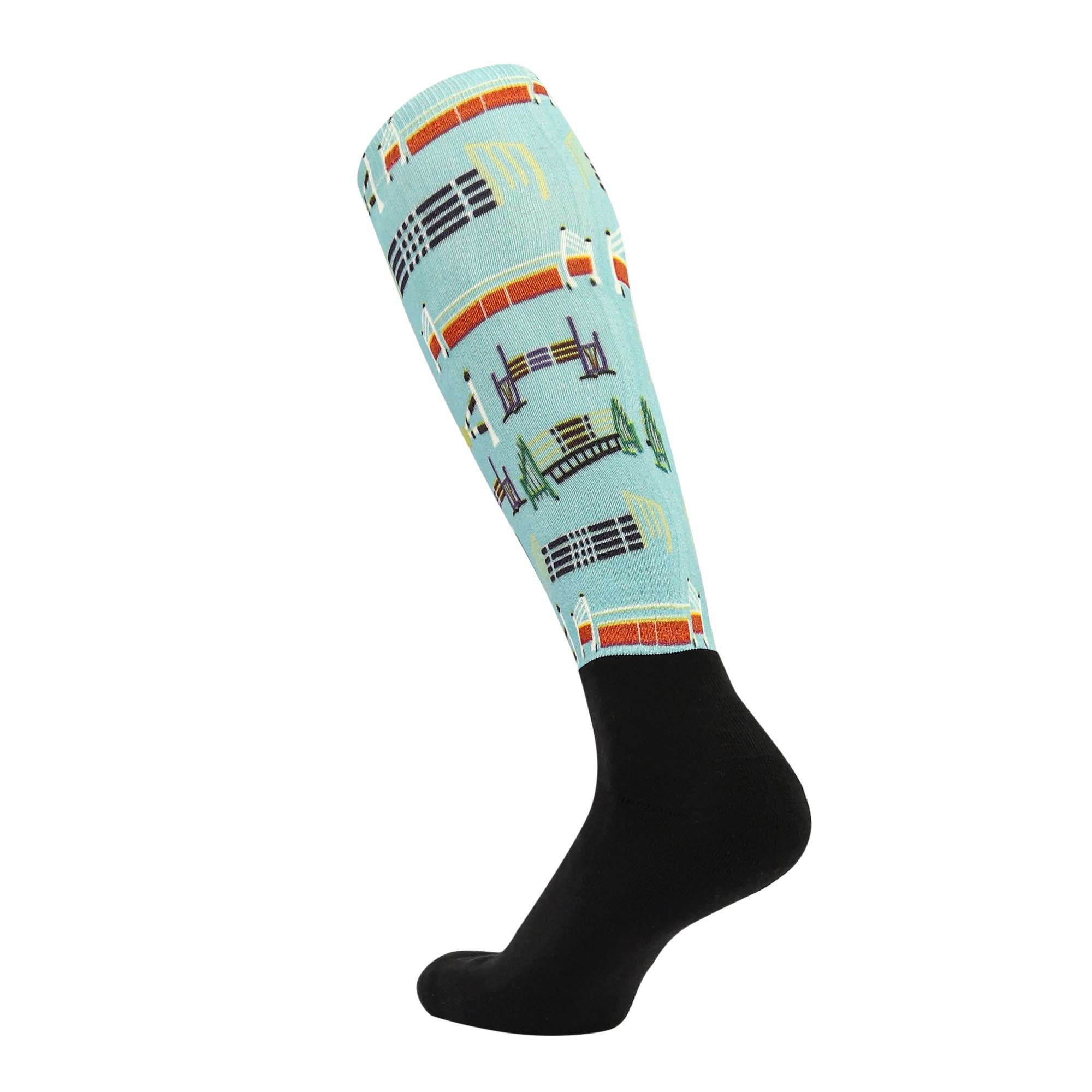 Equine Couture Ladies OTC Boot Socks- Painted Jumps