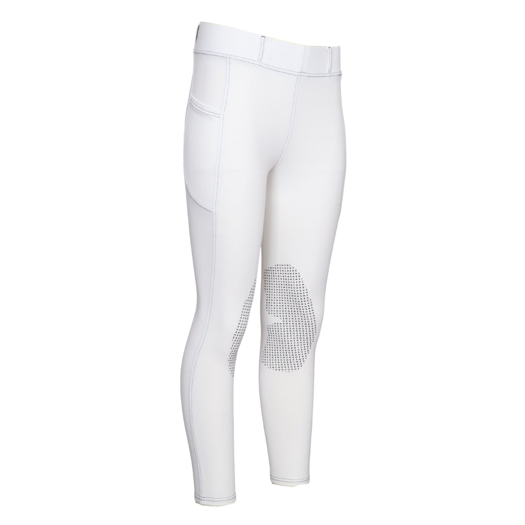 Equine Couture Soft Wash Silicon Knee Patch Tights with Phone Pocket