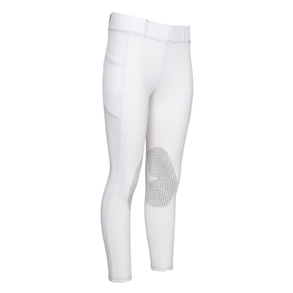 Equine Couture Soft Wash Silicon Knee Patch Tights with Phone Pocket