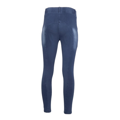 Equine Couture Soft Wash Silicon Knee Patch Tights with Phone Pocket
