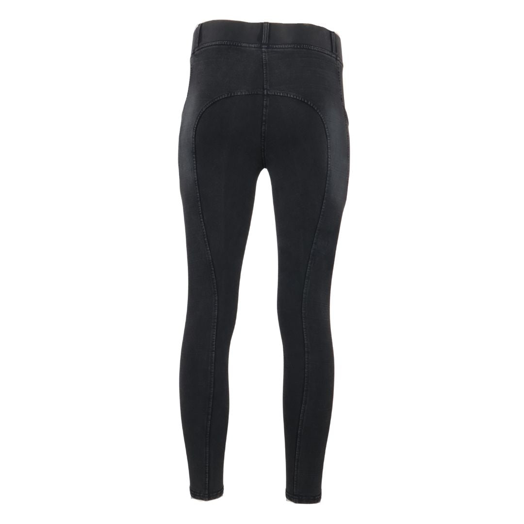 Equine Couture Soft Wash Silicon Knee Patch Tights with Phone Pocket