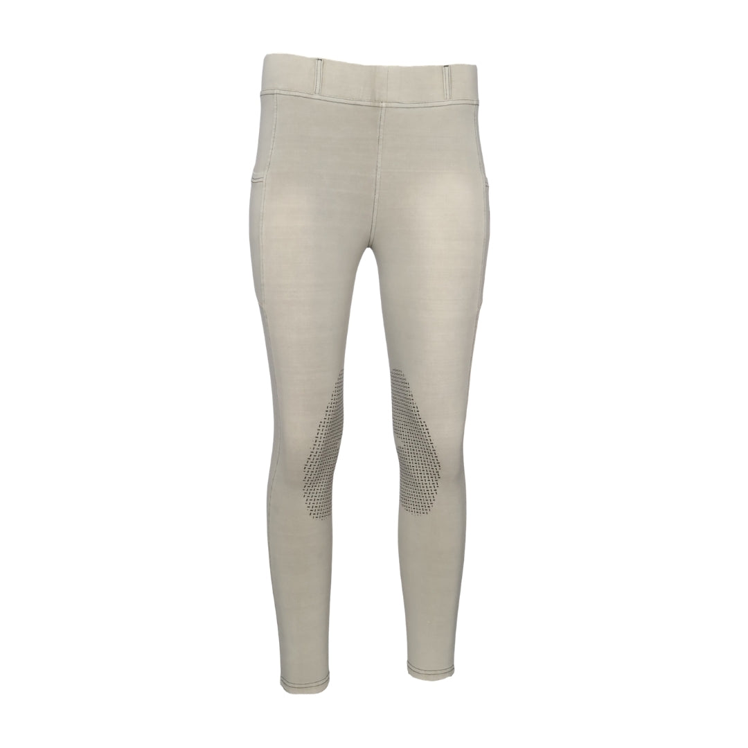 Equine Couture Soft Wash Silicon Knee Patch Tights with Phone Pocket