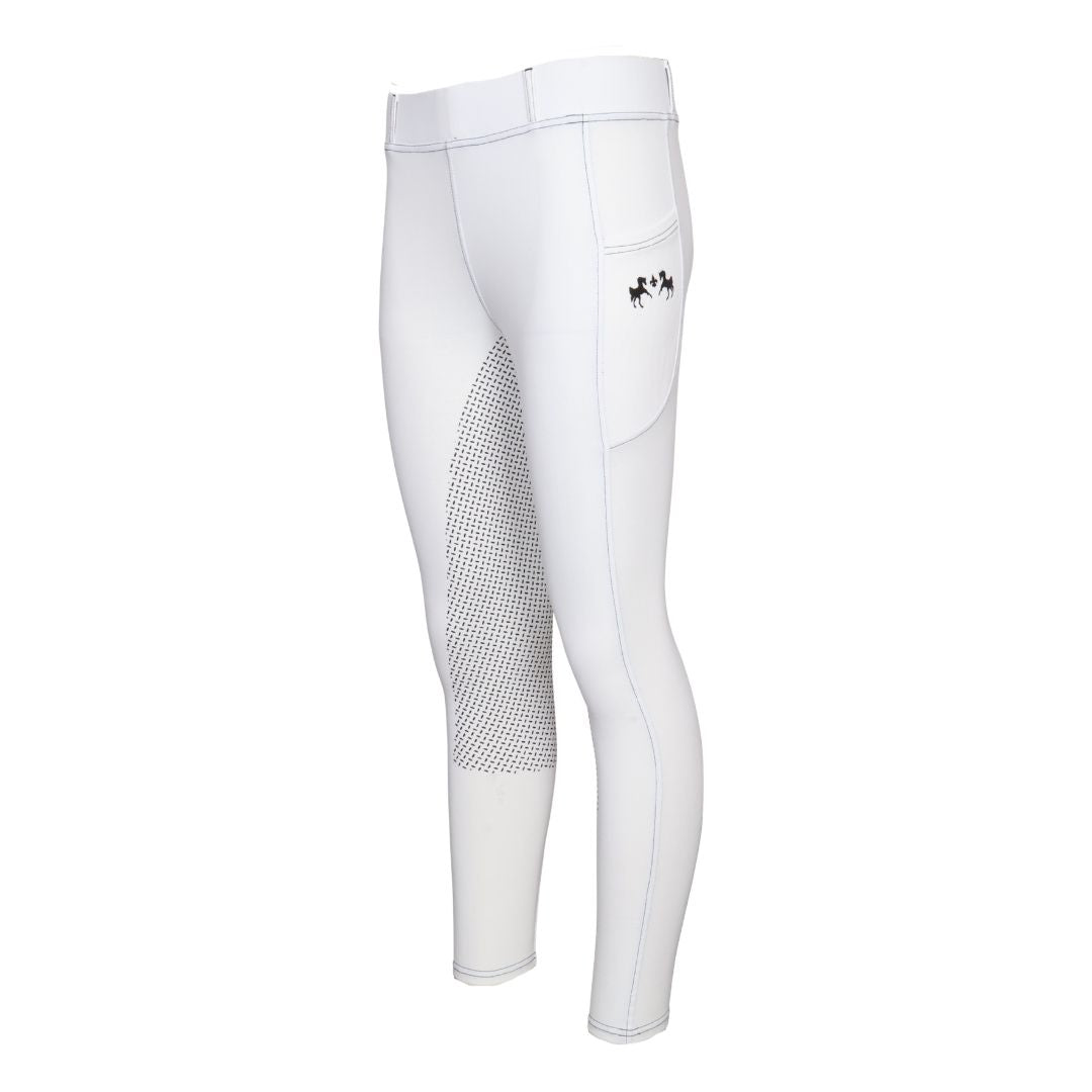 Equine Couture Soft Wash Silicon Full Seat Tights with Phone Pocket
