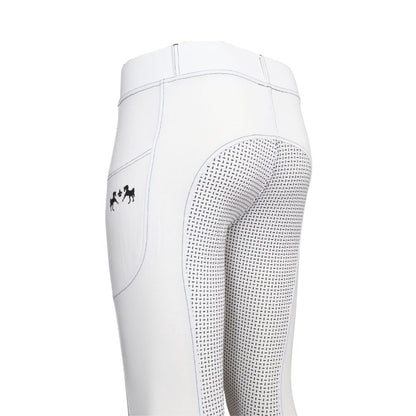 Equine Couture Soft Wash Silicon Full Seat Tights with Phone Pocket