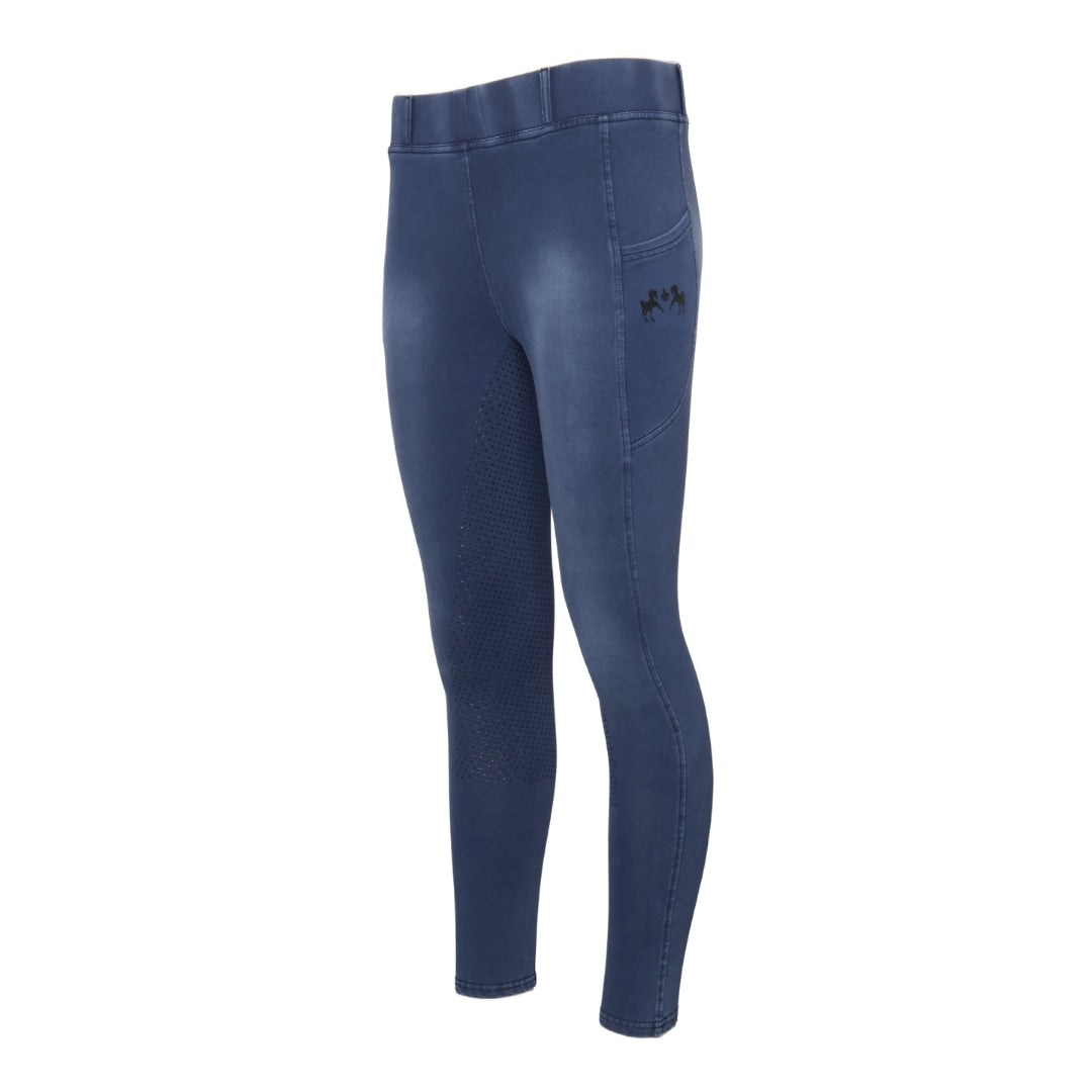 Equine Couture Soft Wash Silicon Full Seat Tights with Phone Pocket