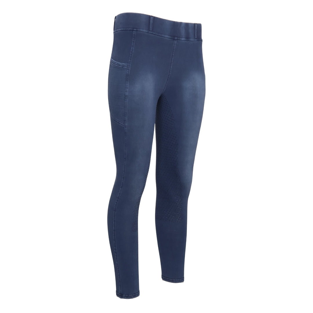 Equine Couture Soft Wash Silicon Full Seat Tights with Phone Pocket