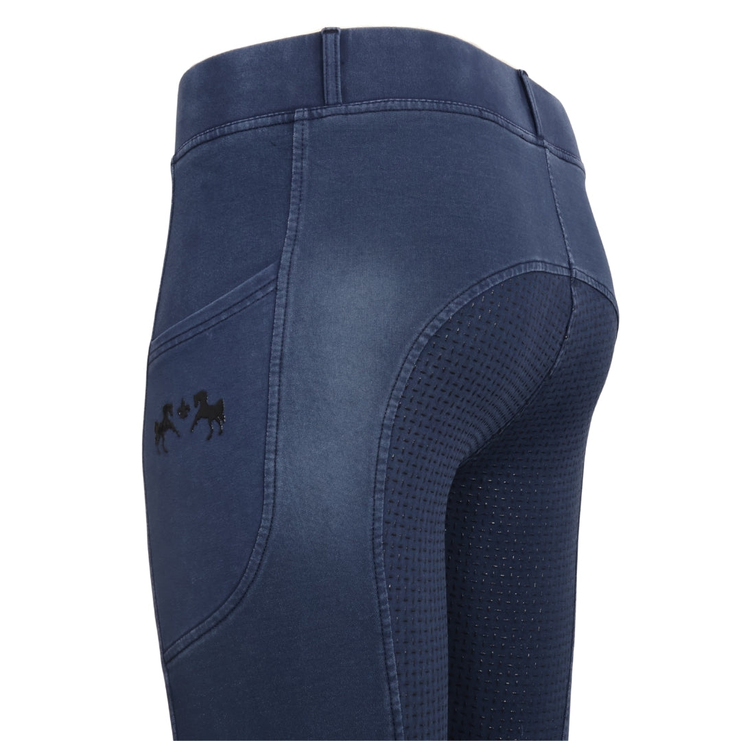 Equine Couture Soft Wash Silicon Full Seat Tights with Phone Pocket