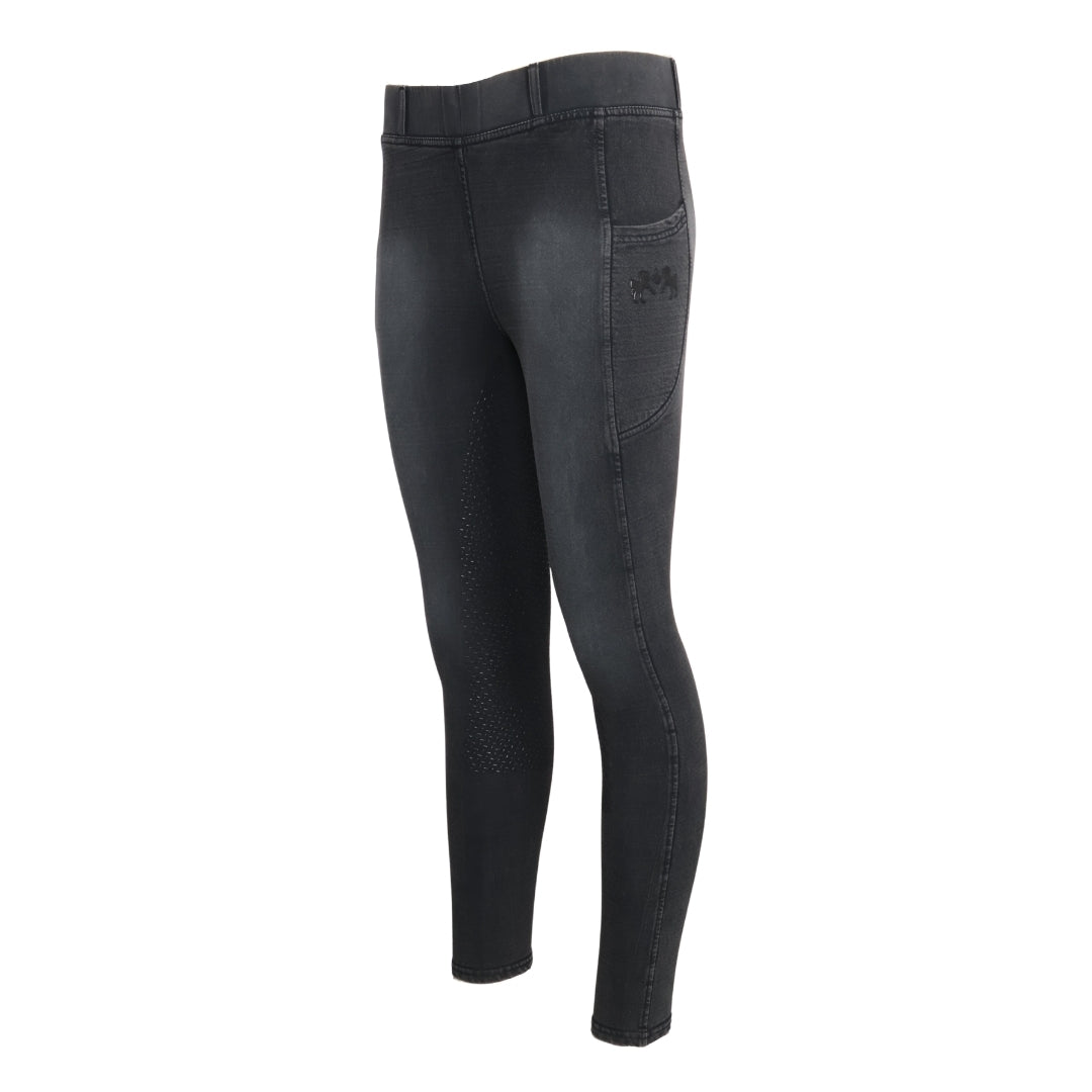 Equine Couture Soft Wash Silicon Full Seat Tights with Phone Pocket