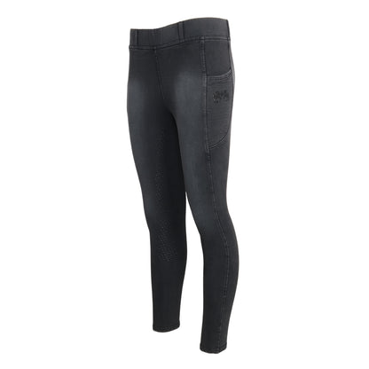 Equine Couture Soft Wash Silicon Full Seat Tights with Phone Pocket