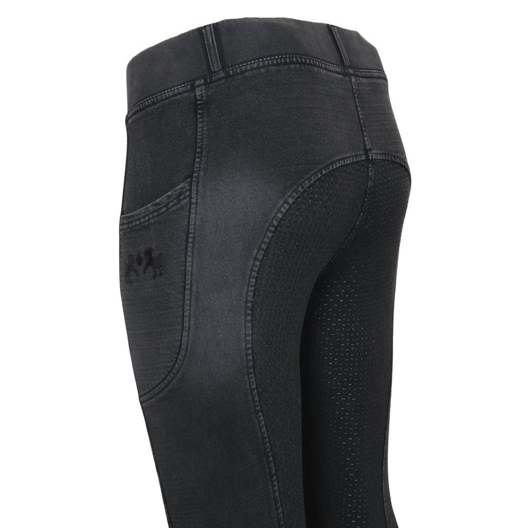 Equine Couture Soft Wash Silicon Full Seat Tights with Phone Pocket