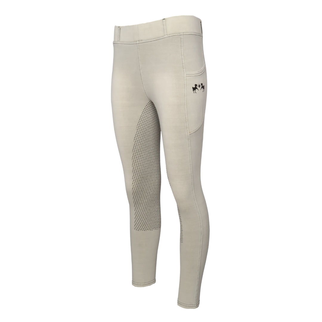 Equine Couture Soft Wash Silicon Full Seat Tights with Phone Pocket